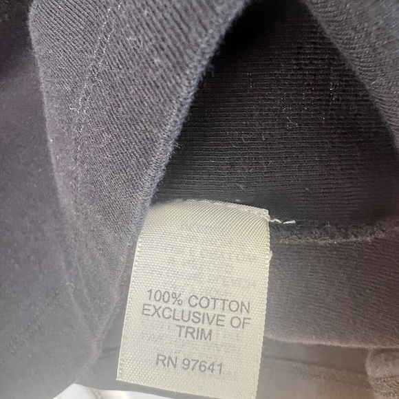 J.Jill T black short sleeve top Sz M Compassion T black - Picture 6 of 6